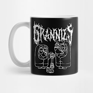 grannies bluey metal Mug